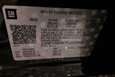 2019 Chevrolet Traverse LT Cloth