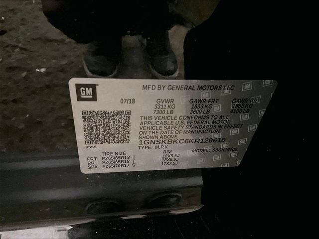 2019 Chevrolet Tahoe LT