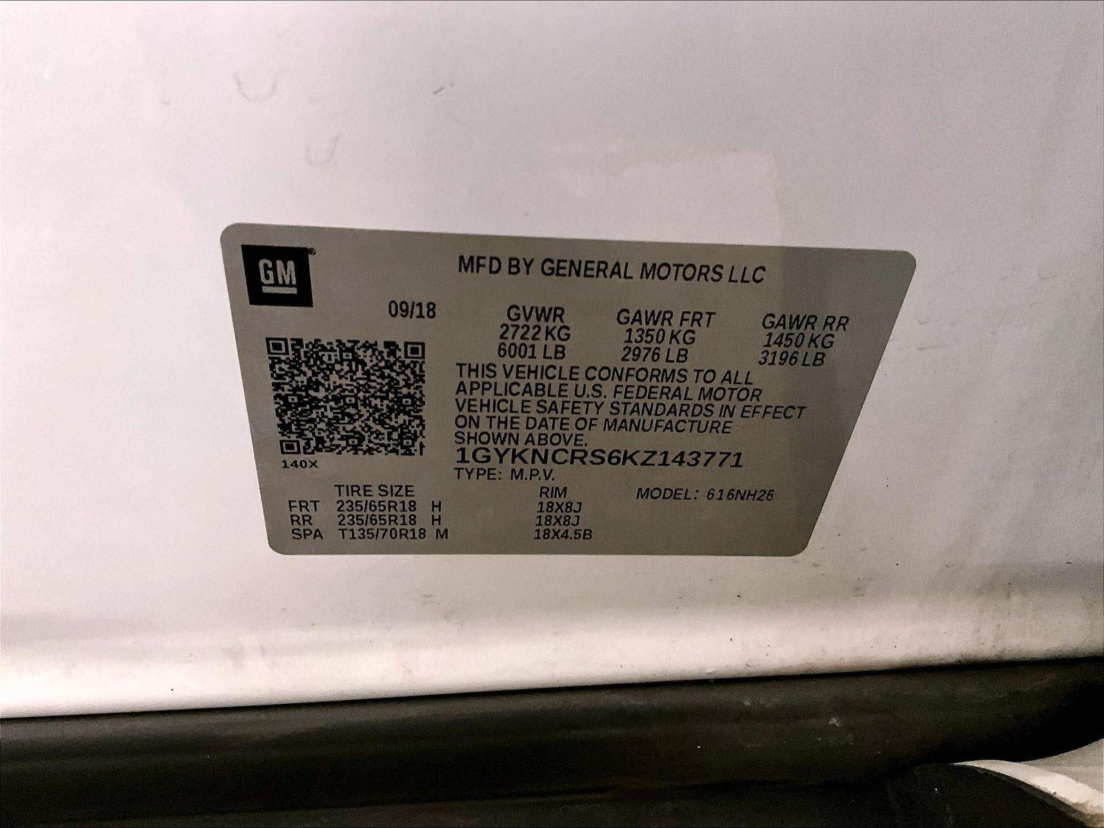 2019 Cadillac XT5 Luxury FWD