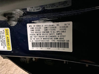 2014 Honda Accord Sedan LX
