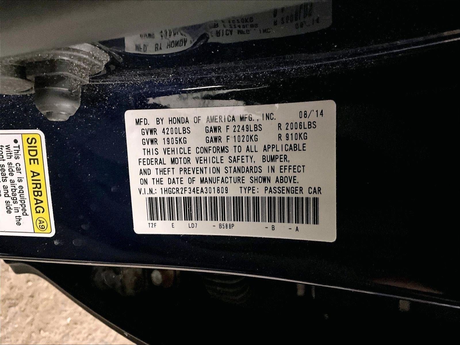 2014 Honda Accord Sedan LX
