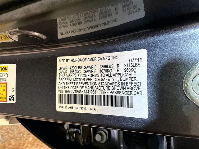 2019 Honda Accord EX