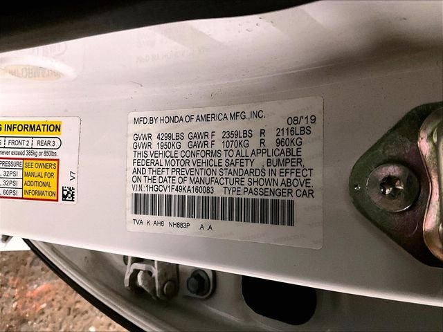 2019 Honda Accord EX