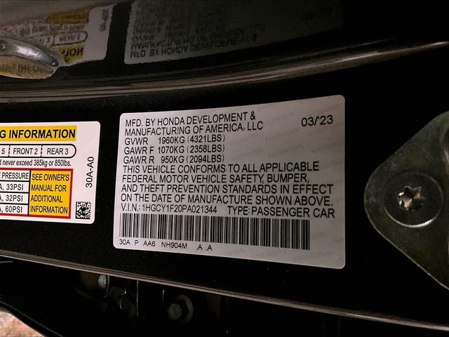 2023 Honda Accord LX