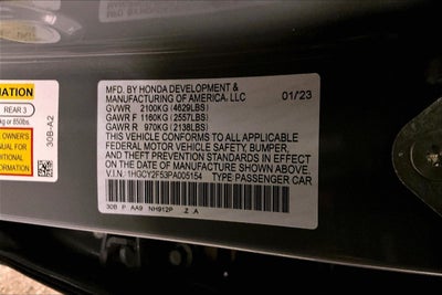 2023 Honda Accord Hybrid Sport