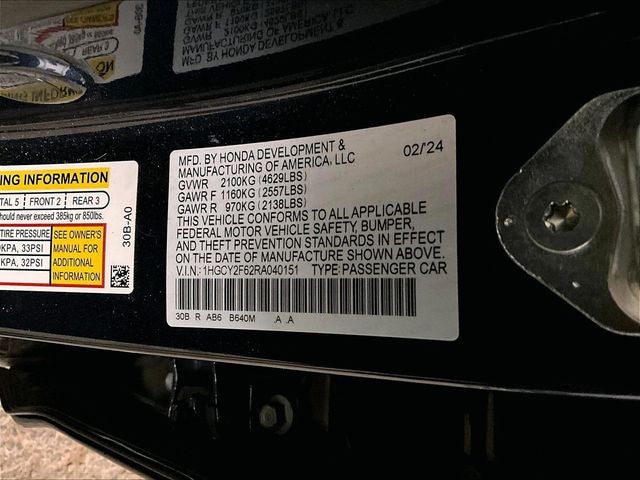 2024 Honda Accord Hybrid EX-L