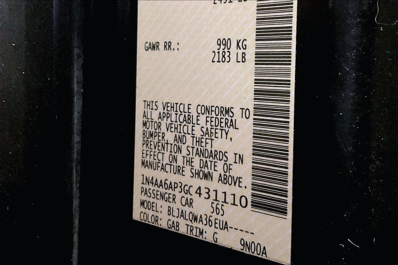 2016 Nissan Maxima 3.5 S