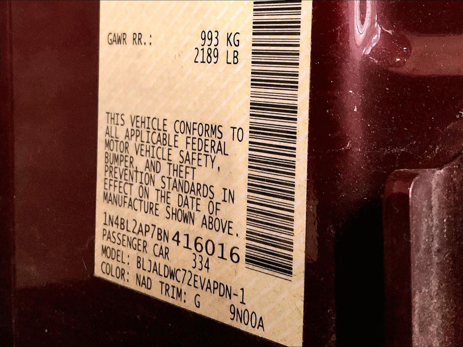 2011 Nissan Altima 3.5 SR