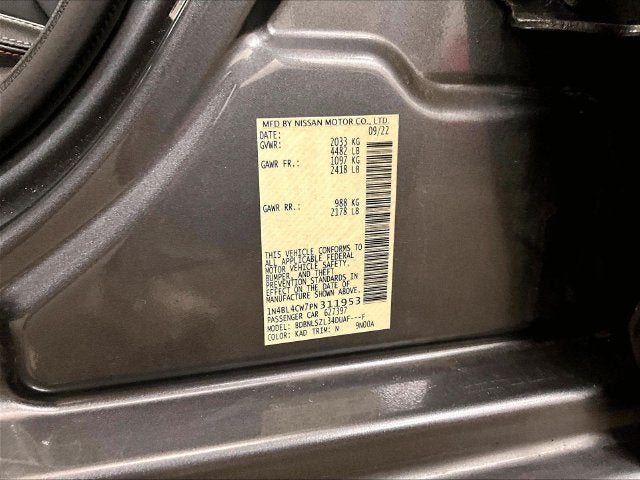 2023 Nissan Altima 2.5 SR