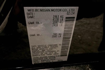 2024 Nissan Altima 2.5 SV