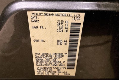 2021 Nissan LEAF SL PLUS