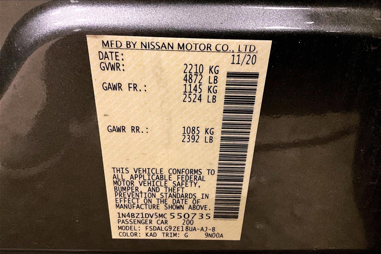 2021 Nissan LEAF SL PLUS