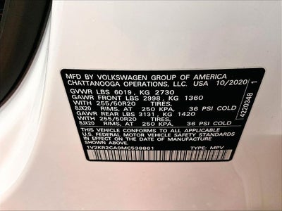 2021 Volkswagen Atlas 3.6L V6 SE w/Technology