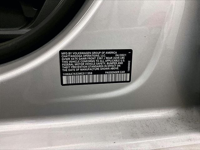 2021 Volkswagen Passat 2.0T S