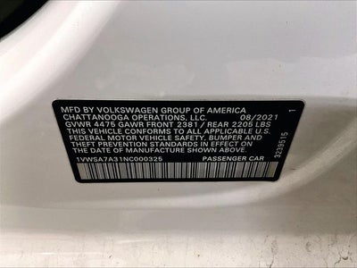 2022 Volkswagen Passat 2.0T SE