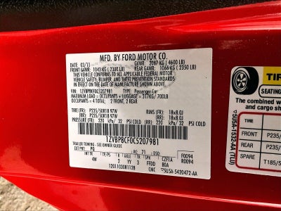 2012 Ford Mustang GT Premium