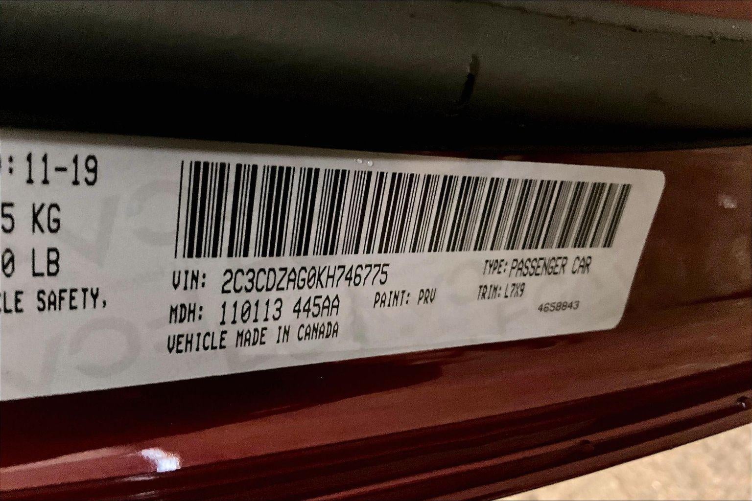 2019 Dodge Challenger SXT