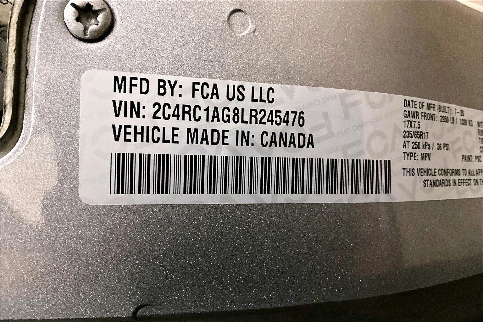 2020 Chrysler Voyager L