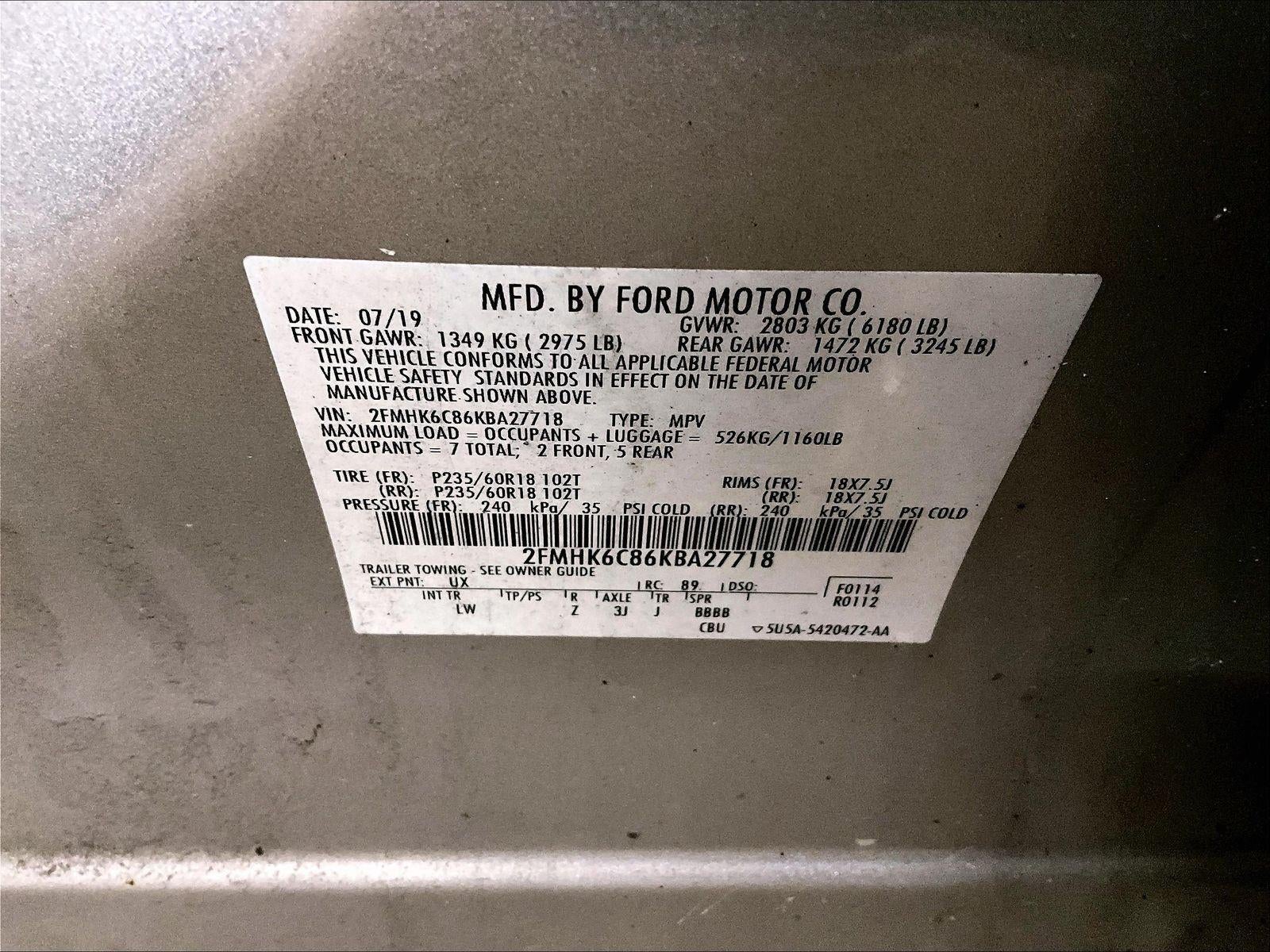 2019 Ford Flex SEL
