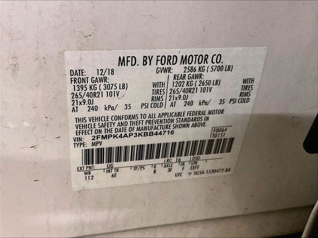 2019 Ford Edge ST