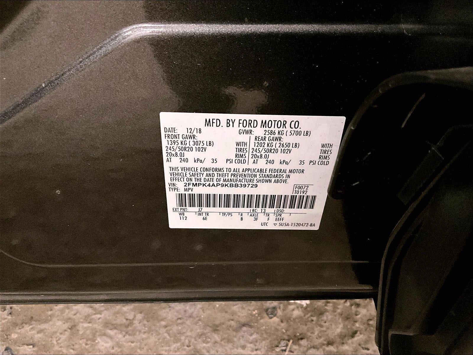 2019 Ford Edge ST
