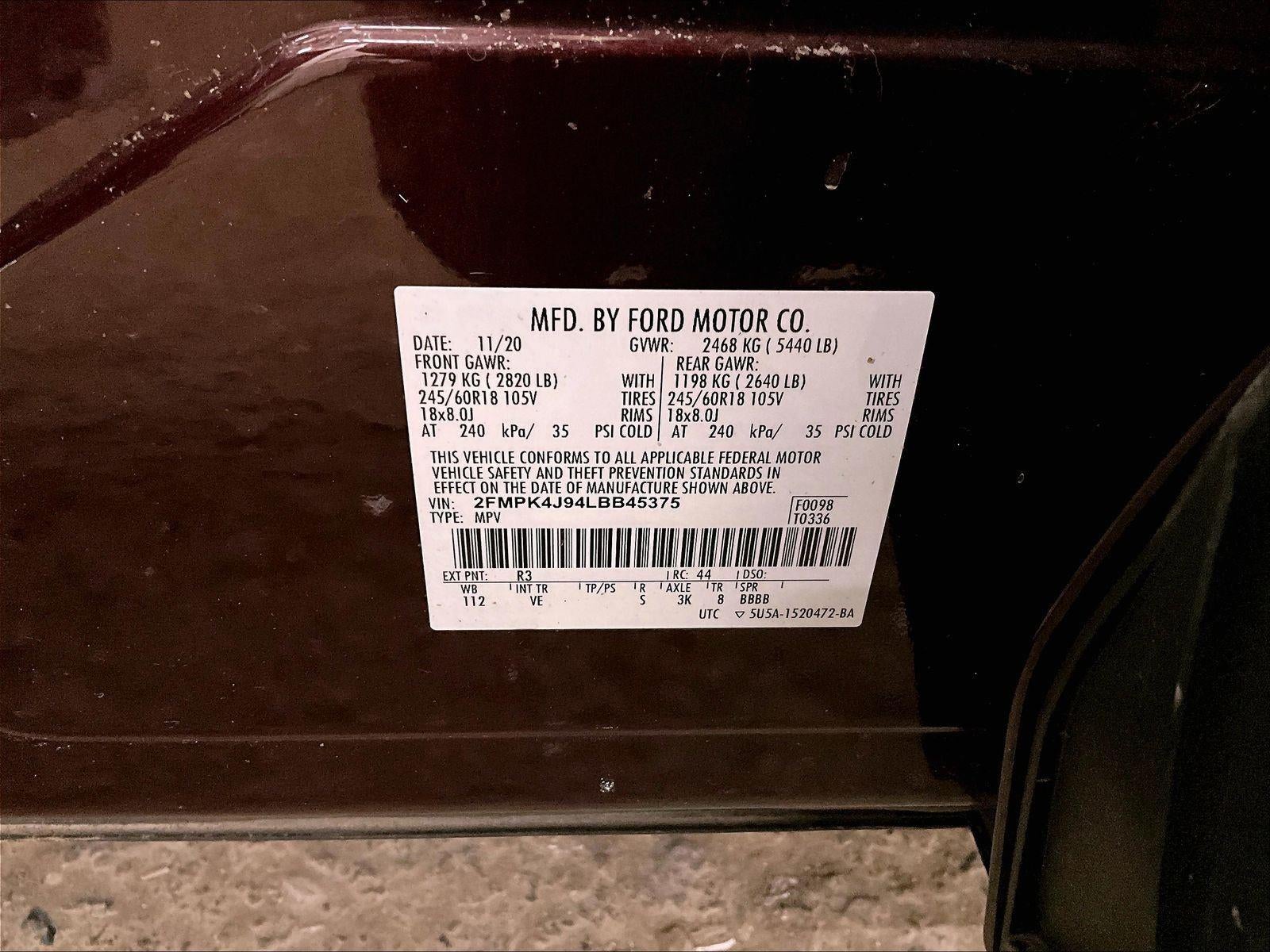 2020 Ford Edge SEL