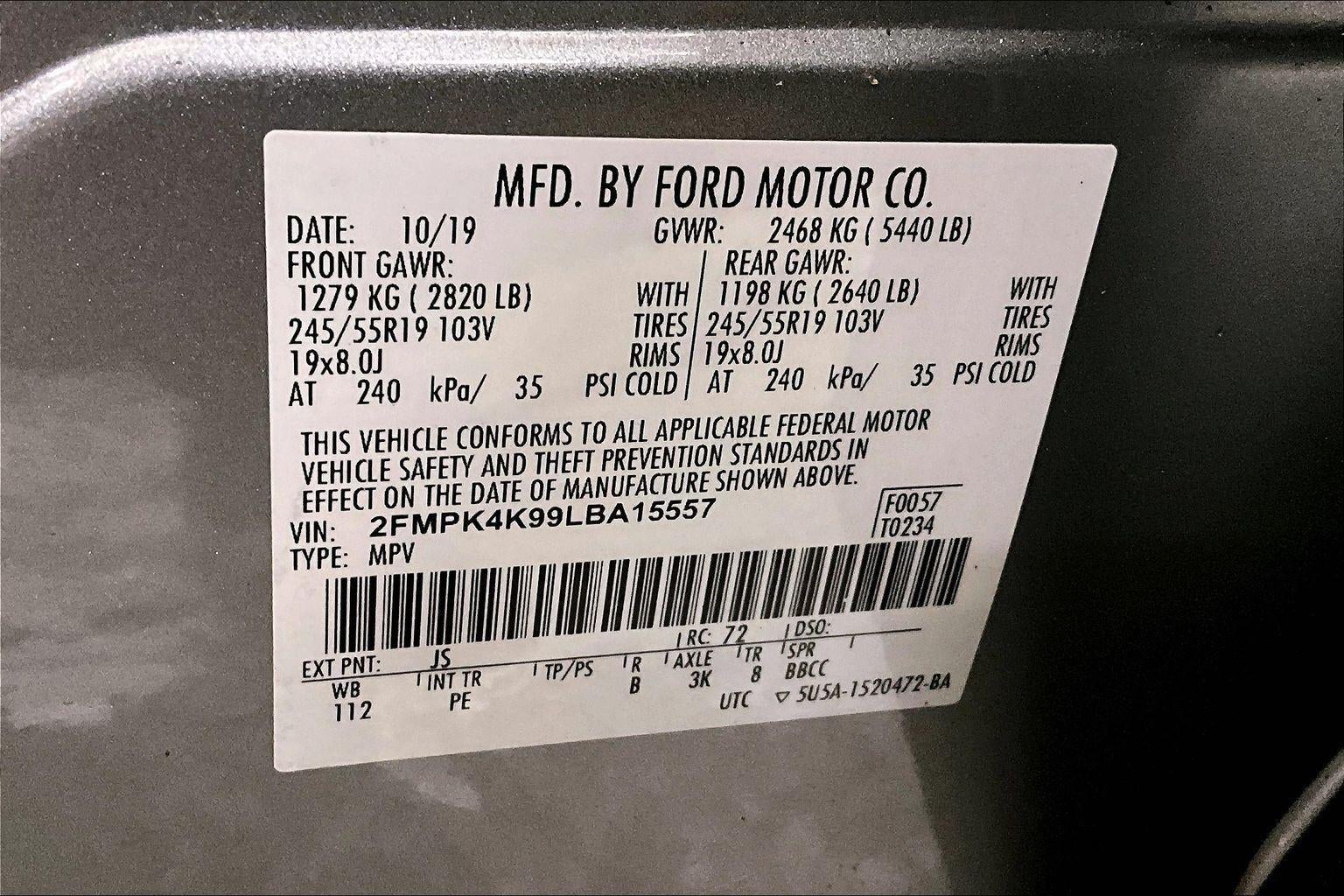 2020 Ford Edge Titanium