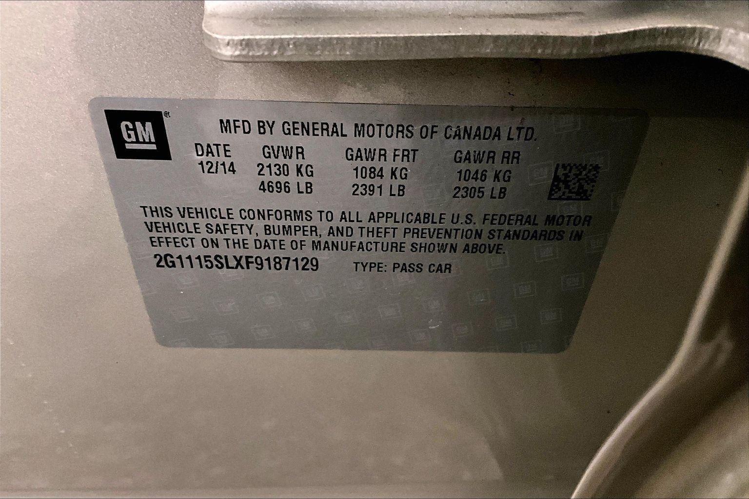 2015 Chevrolet Impala LT