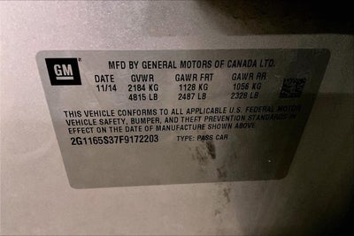 2015 Chevrolet Impala LTZ