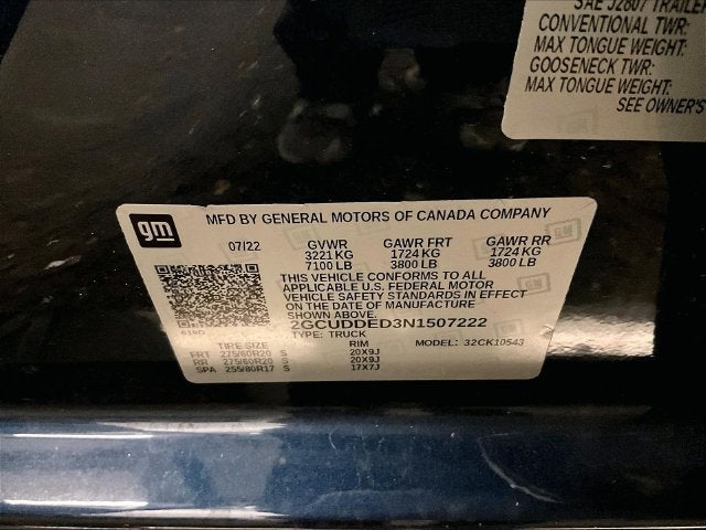 2022 Chevrolet Silverado 1500 LT LT1