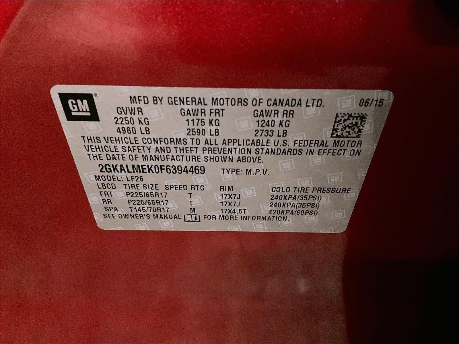 2015 GMC Terrain SLE