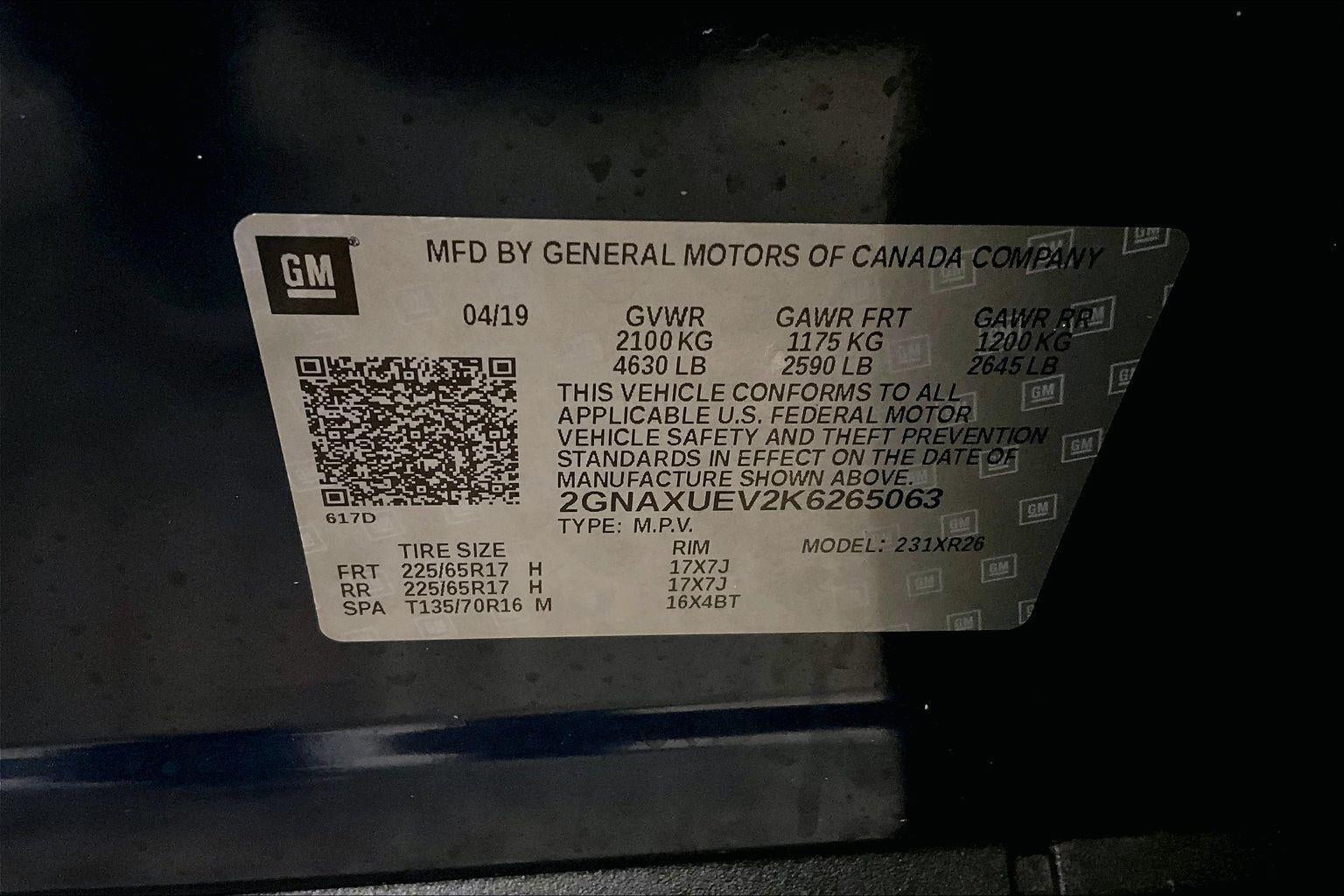 2019 Chevrolet Equinox LT