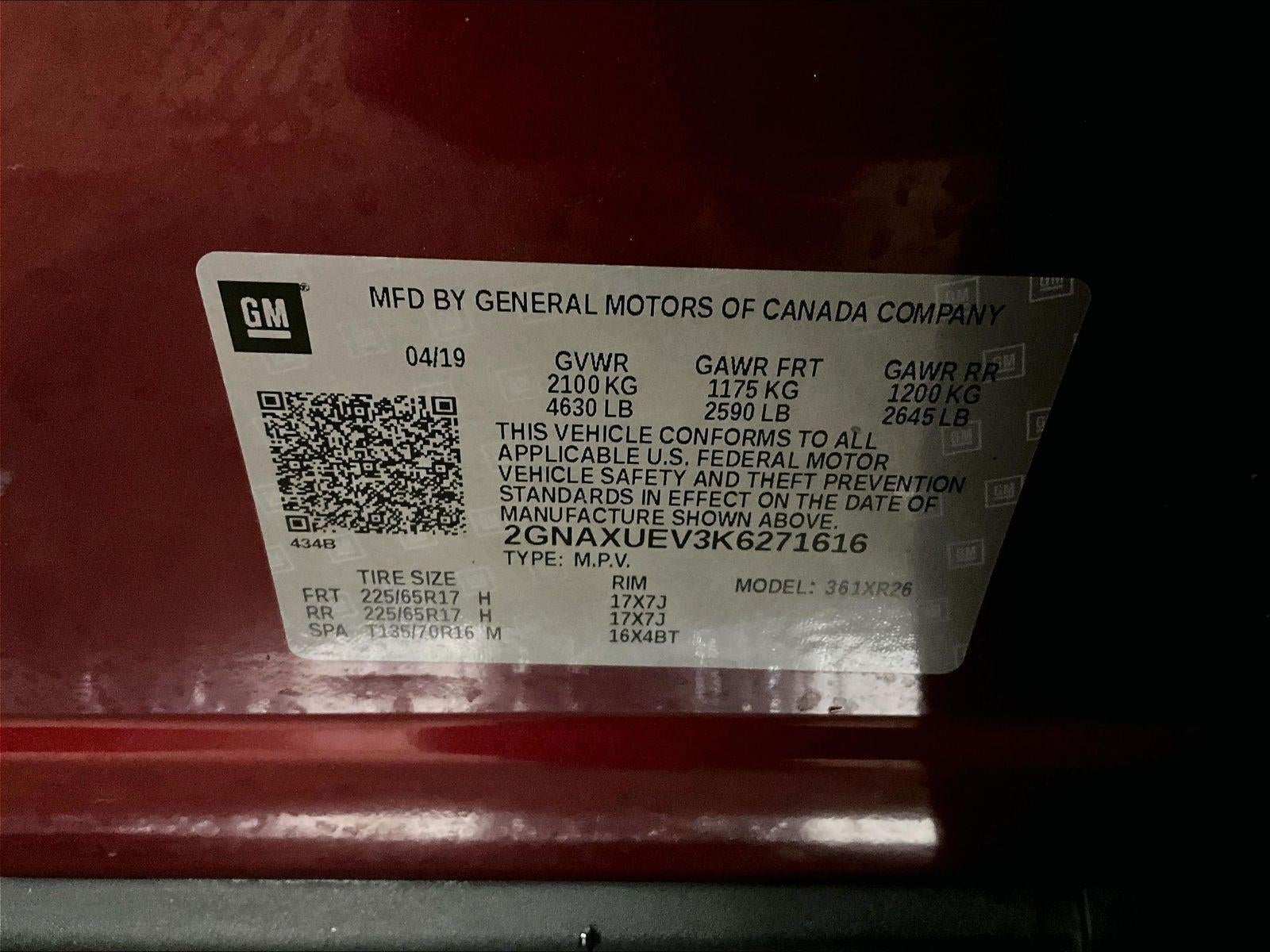 2019 Chevrolet Equinox LT