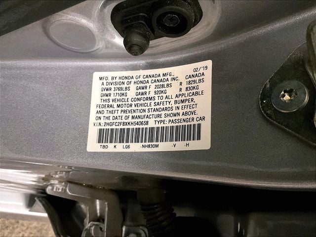 2019 Honda Civic Sport