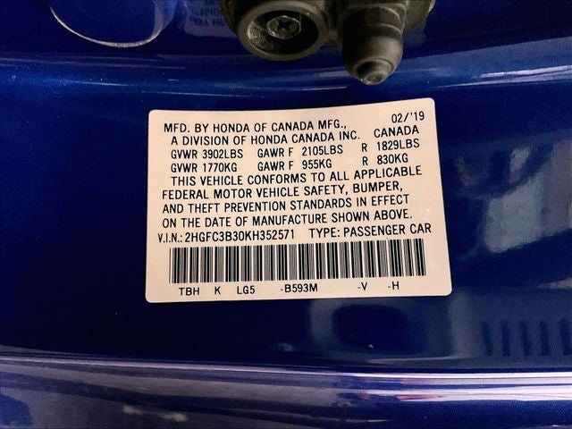 2019 Honda Civic EX