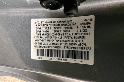 2018 Honda Civic Coupe LX-P