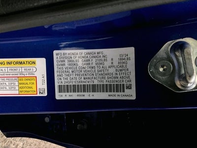 2024 Honda Civic Si Base
