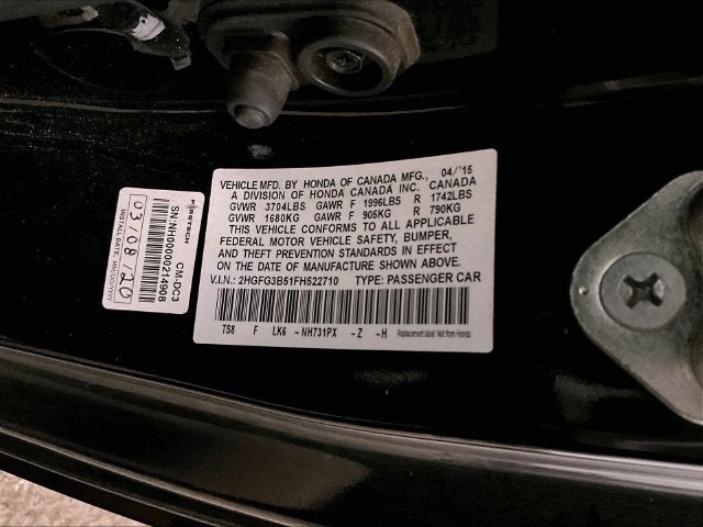 2015 Honda Civic LX