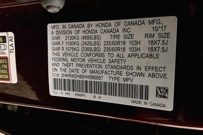 2017 Honda CR-V EX-L