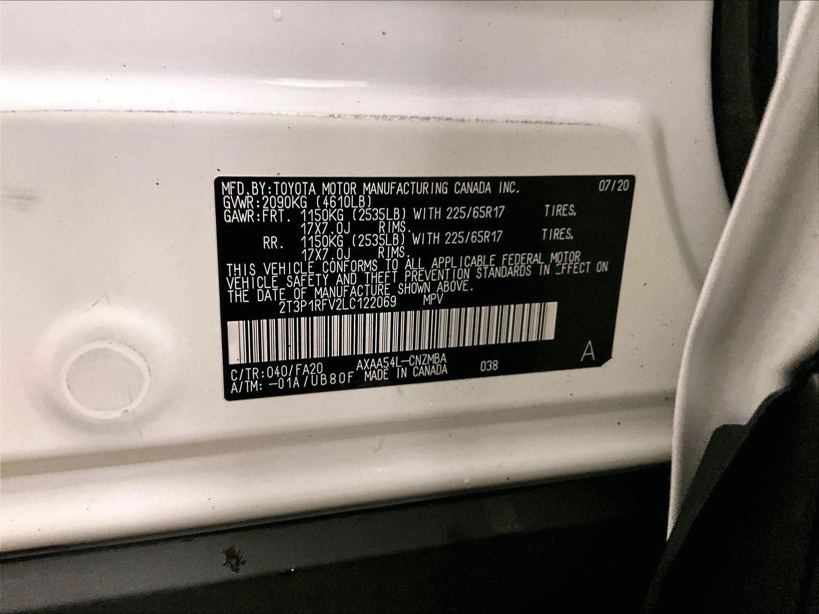 2020 Toyota RAV4 XLE