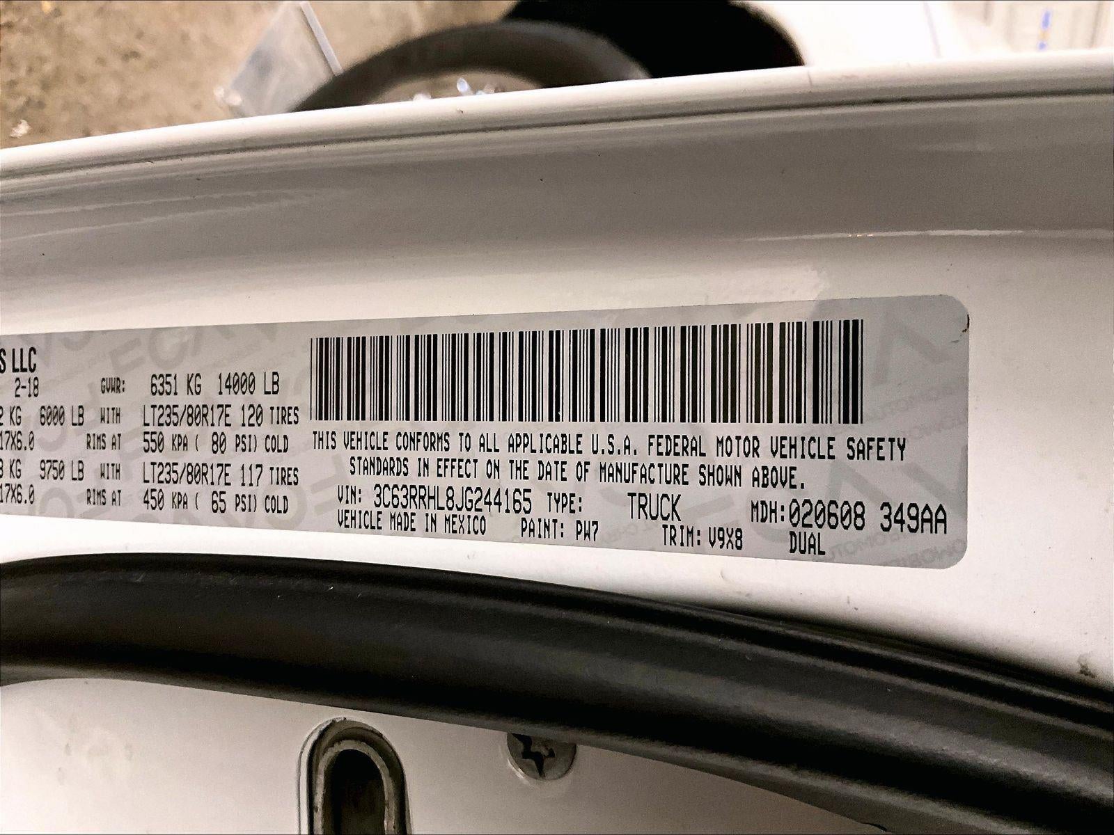 2018 RAM 3500 SLT