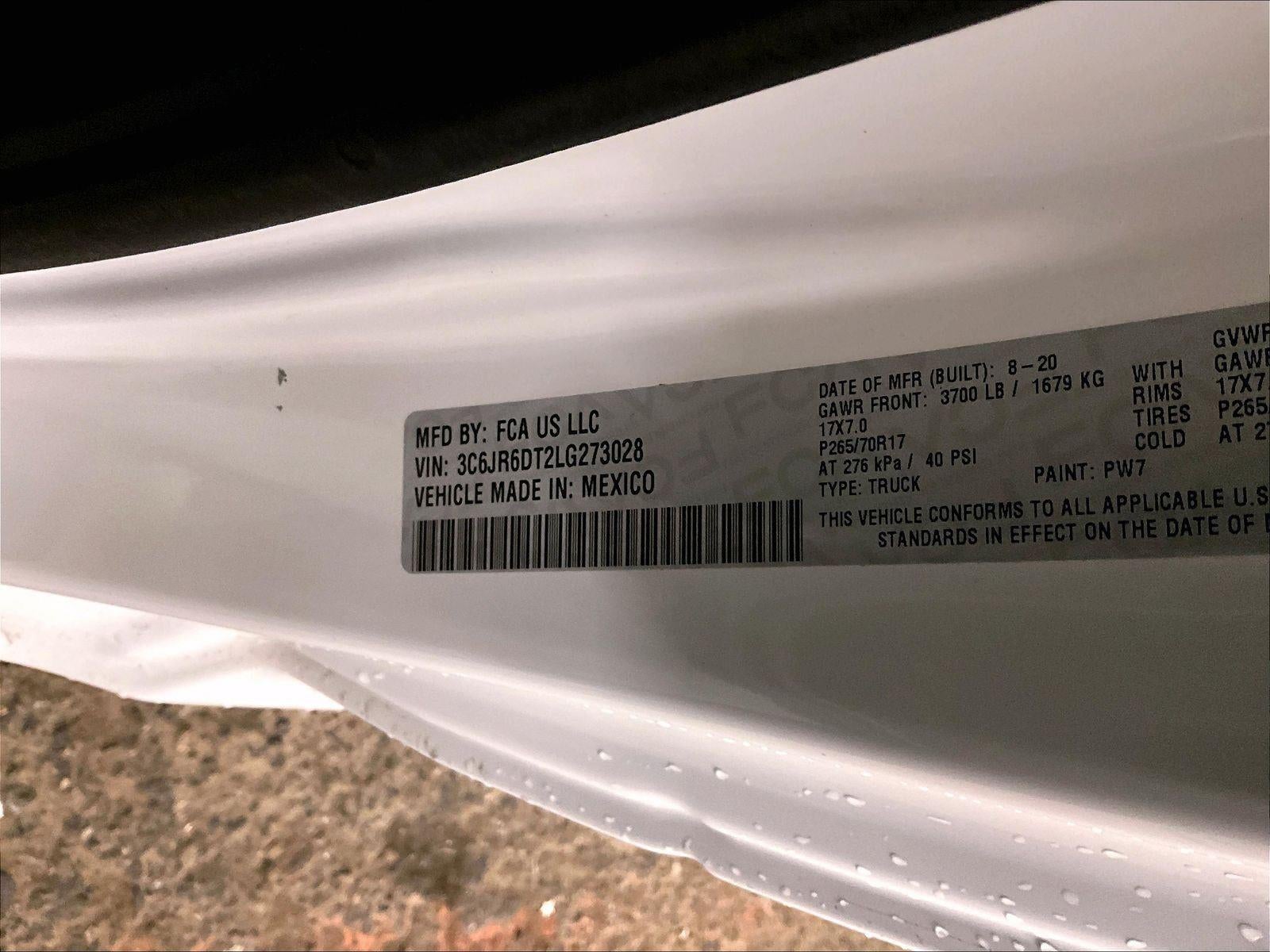2020 RAM 1500 Classic Tradesman