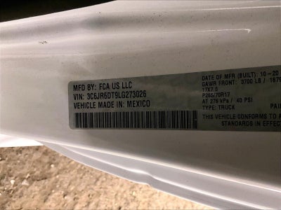 2020 RAM 1500 Classic Tradesman