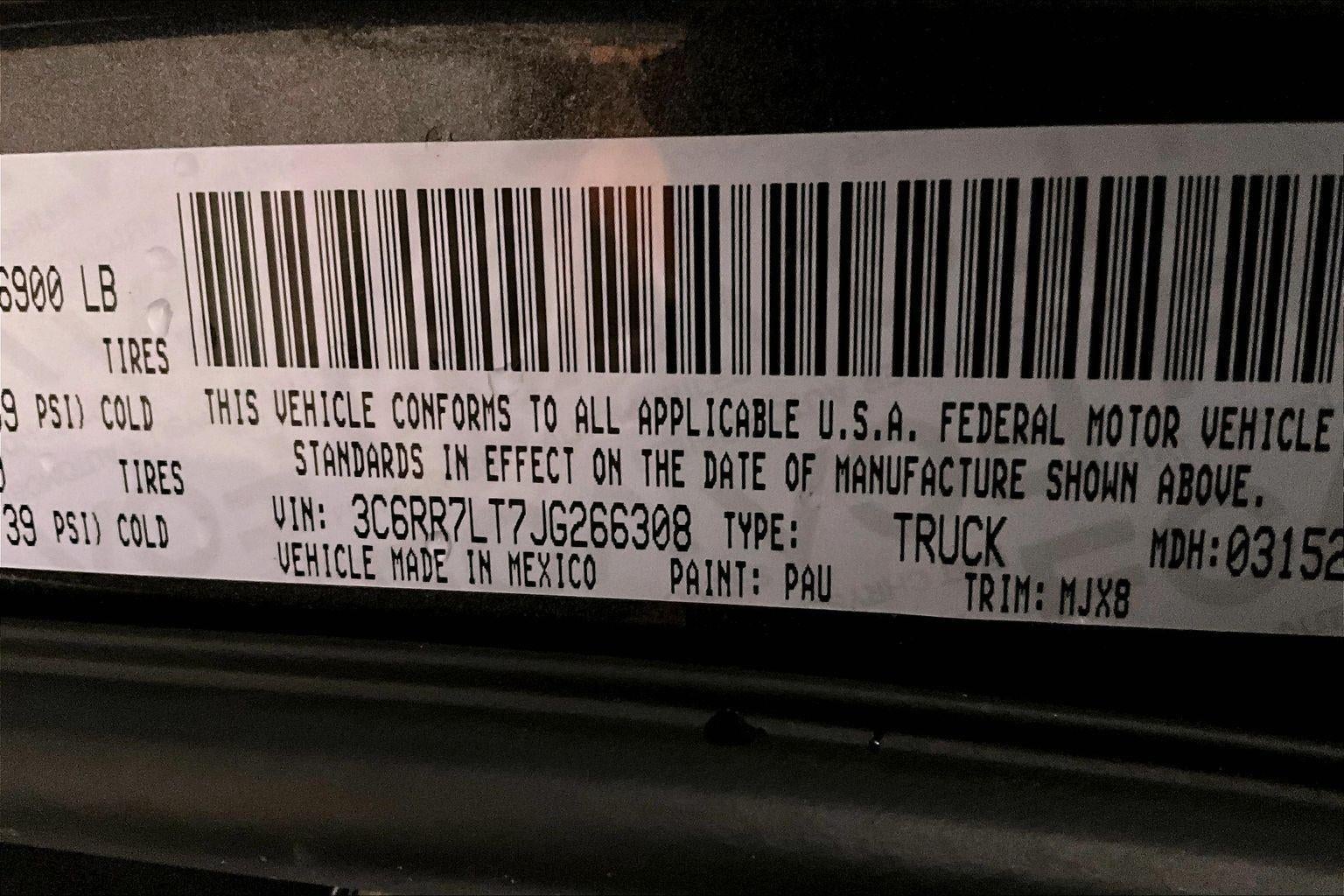 2018 RAM 1500 Big Horn