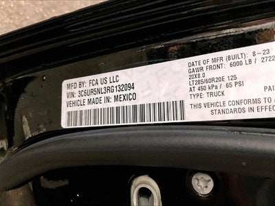 2024 RAM 2500 Laramie
