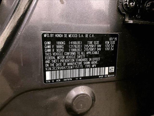2016 Honda HR-V EX-L w/Navigation