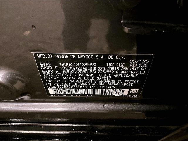 2026 Honda HR-V EX-L