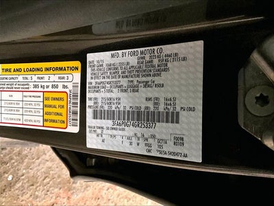 2016 Ford Fusion S