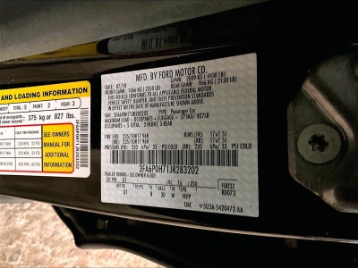 2018 Ford Fusion SE
