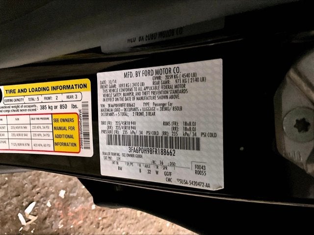 2015 Ford Fusion SE